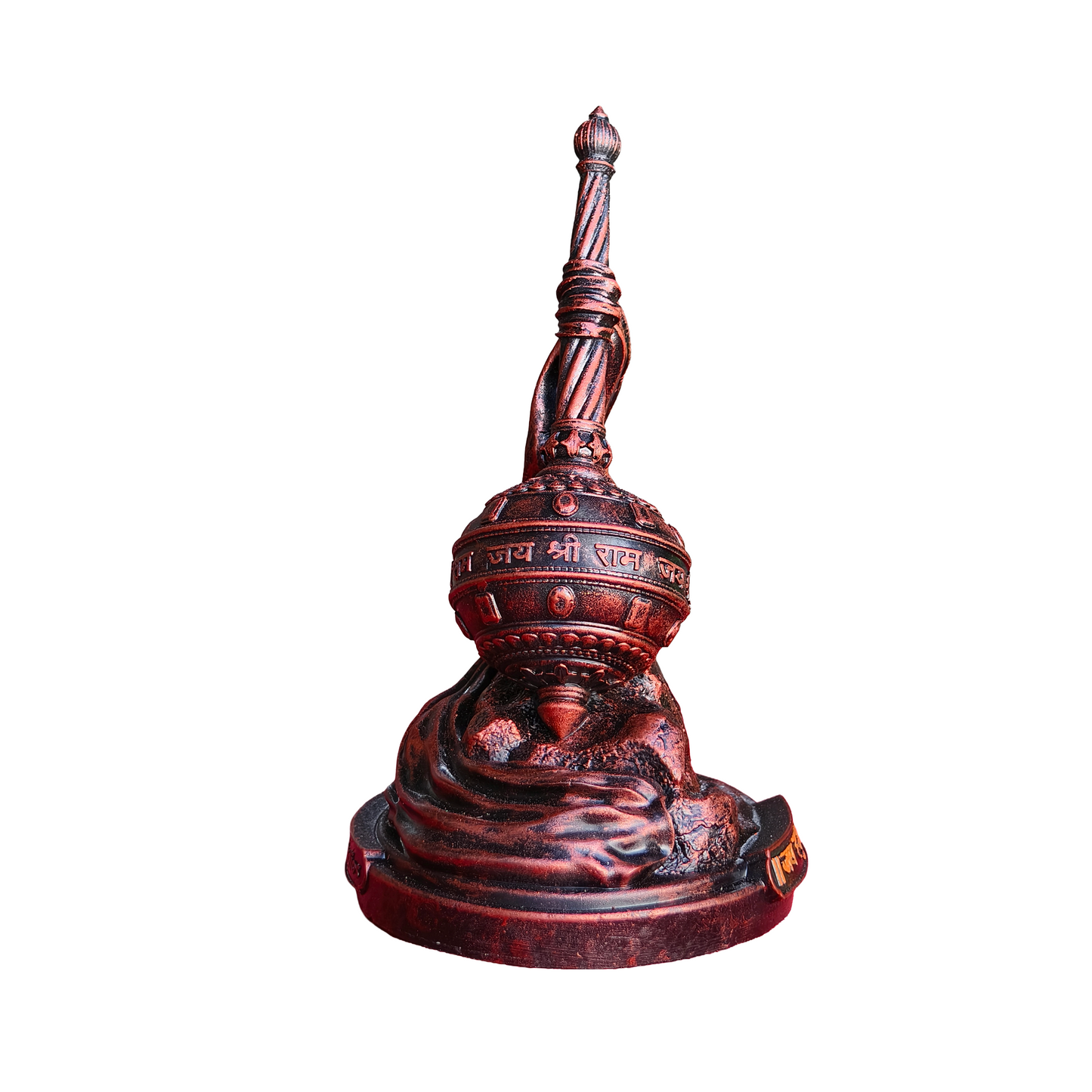 Hanuman Gada Idol for Car Dashboard 4 Inch | Bajrangbali Gada Murti | Premium Polyresin Dashboard Idol for Car, Office Desk & Home Decor | Available in Multicolour, Copper & Silver Finish
